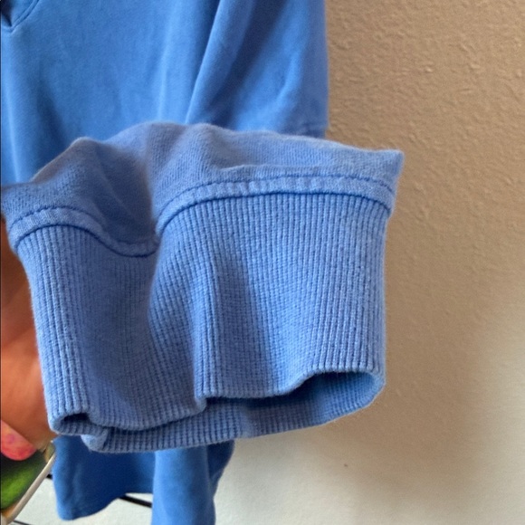 Old Navy Oversized Blue Hooded Sweatshirt - Picture 4 of 8